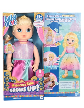 Muñeca Baby Alive Princess Ellie Grows Up!