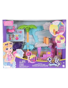 Set De Muñeca Polly Pocket Flamingo Divertido