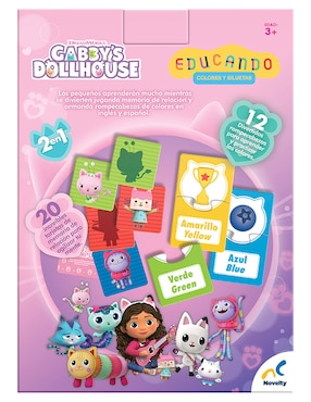 Juegos educativos 2 en 1 Gabby's Dollhouse Novelty Dream Works