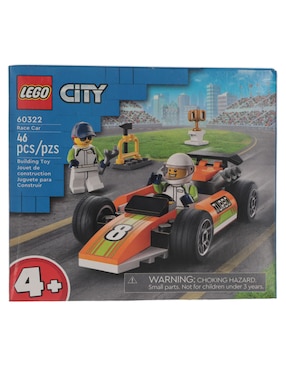 Juguete de construcción Lego Auto de Carreras de City con 46 piezas