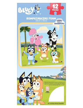 Rompecabezas Bluey 12 piezas Novelty