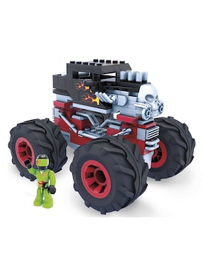 Juguete De Construcción Mega Bloks Bone Shaker Monster Trucks De Hot Wheels 194 Piezas