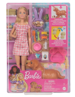 Muñeca Barbie Cachorros Recién Nacidos