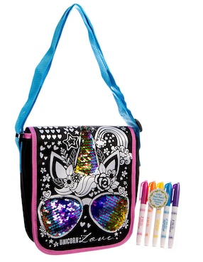 Sequin Flip Messenger Bag Crazart