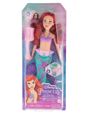 Muñeca Princess Disney Ariel Toque De Color