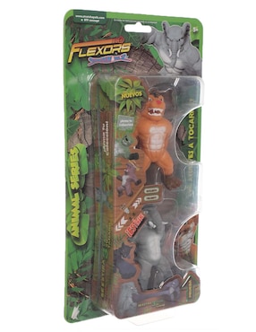 Set figuras de acción Flexors elástico