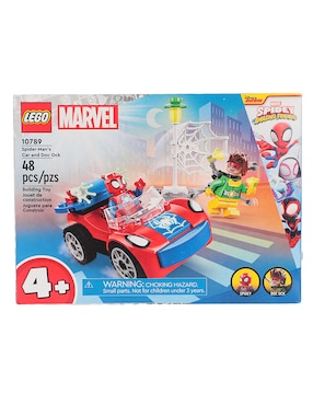 Set de construcción Lego Marvel Coche de Spider-Man y Doc Ock de Spidey and his Amazing Friends con 48 piezas