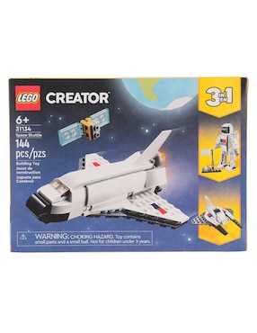 Figura Armable 3 En 1 Lego Creator Nave Espacial Con 144 Piezas