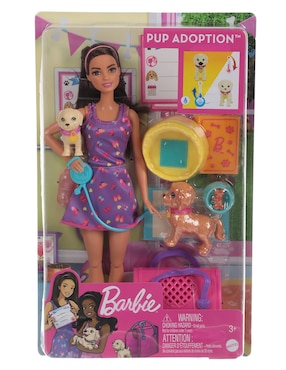 Set muñeca Barbie Adopta un Cachorrito