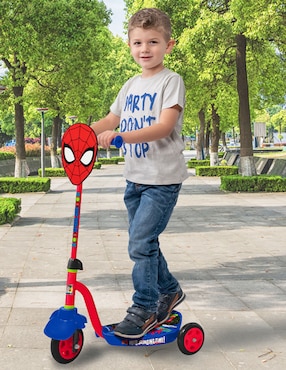 Tri-scoter manual Marvel Spider-Man para niño