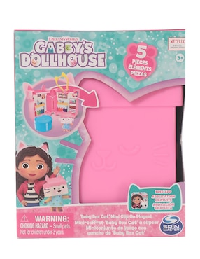 Set Mini Conjunto De Juego Con Gancho De Baby Box Cat Gabby's Dollhouse