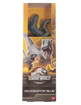 Figura De Acción Velociraptor Blue Jurassic World Mattel Articulada