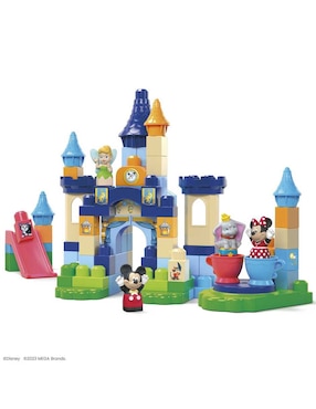 Set De Construcción Mega Bloks Celebración Del Castillo Disney 100 Con 100 Piezas