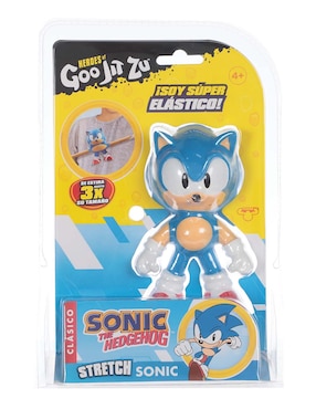 Figura De Acción Sonic The Hedgehog Goo Jit Zu Elástico