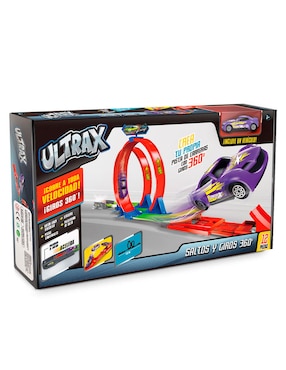 Pista armable Ultrax Saltos y Giros 360°