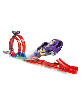 Pista armable Ultrax Saltos y Giros 360°