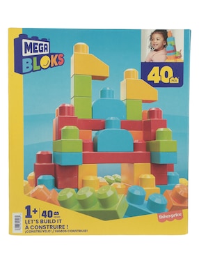 Set De Construcción Mega Blocks Vamos A Construirlo Con 40 Piezas