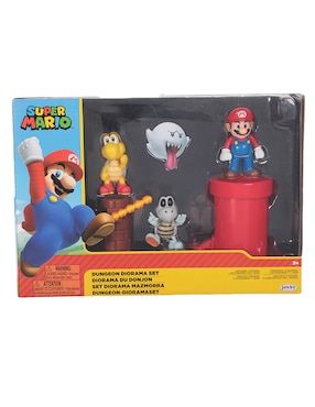 Set Diorama Super Mario Nintendo Figura Articulada