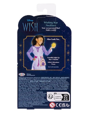 Collar de estrella de los deseos Disney juego de rol para niños