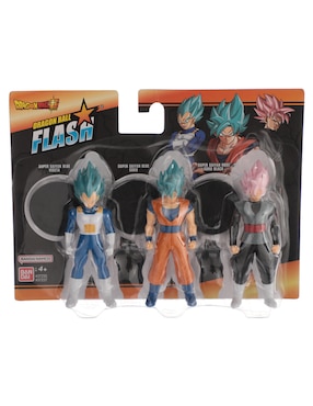 Figura De Acción Super Saiyan Blue Vegeta, Super Saiyan Blue Goku, Super Saiyan Rosé Goku Black Dragon Ball Articulada