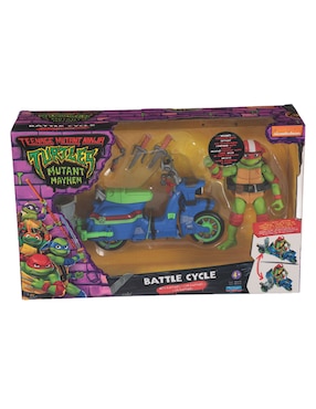 Motocicleta Bandai Teenage Mutant Ninja Turtles Battle Cycle Raphael