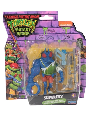 Figura De Acción Teenage Mutant Ninja Turtles Superfly Bandai Articulada