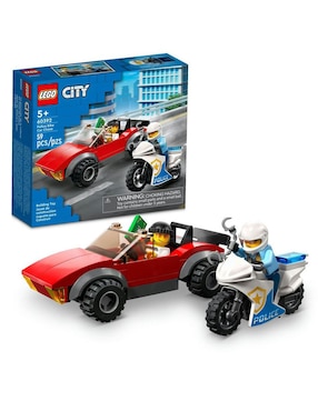 Lego City Policía Y Coche A La Fuga 60392