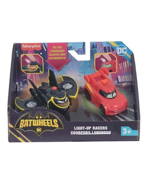 Set Automóvil Y Avión Fisher-Price Batwheels Redbird Y Batwing DC Comics