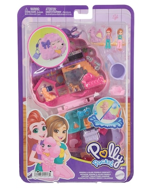 Set Muñeca Estuche Groom & Glam Poodle Polly Pocket