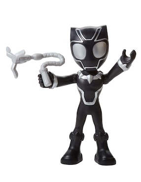 Figura De Acción Spidey And His Amazing Friends Black Panther Marvel Articulada