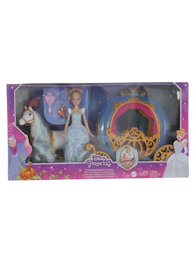 Set Muñeca Disney Carruaje Mágico De Cenicienta