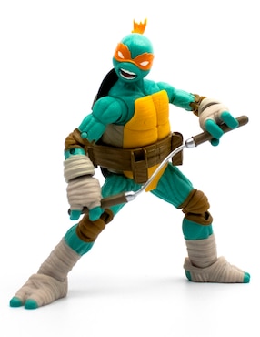 Figura De Acción Teenage Mutant Ninja Turtles Michelangelo Articulada