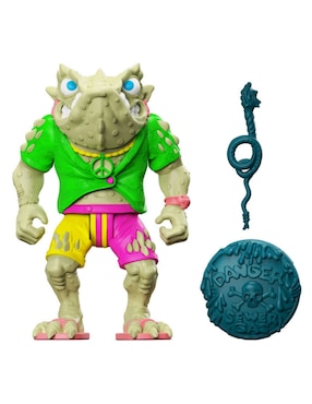 Figura De Acción Teenage Mutant Ninja Turtles Napoleon Bonafrog Articulada