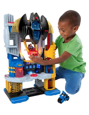 Set Figuras Acción Fisher-Price Batman Vs Superman Imaginext Con Luz Y Sonido