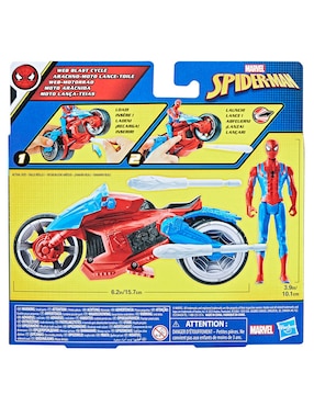 Motocicleta Marvel moto arácnida Spider-Man