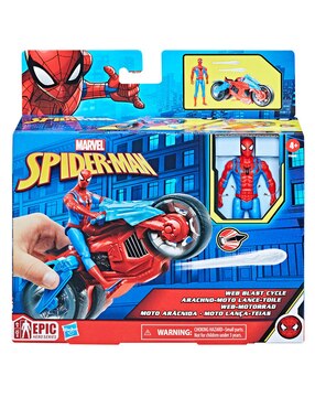 Motocicleta Marvel moto arácnida Spider-Man