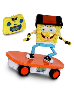 Patineta A Control Remoto Nickelodeon Skateboarder Vehículo Riders 2.4GHZ Bob Esponja