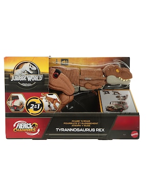 Figura De Acción Jurassic World Fierce Changers Tyrannosaurus Rex 2 En 1