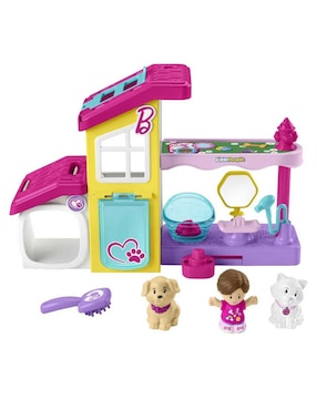 Set Muñeca Barbie Fisher Price Little People