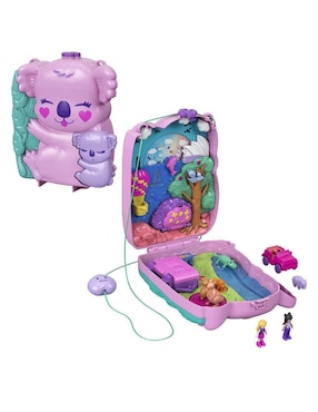 Set Muñecas Fashion Bolso Aventuras Koala Polly Pocket