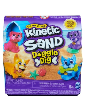 Arena De Playa Kinetic Sand Doggie Dig