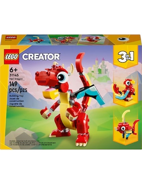 Lego Creator Dragón rojo 31145