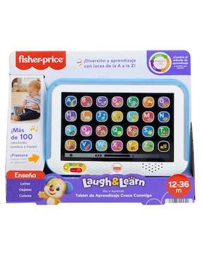 Tablet De Aprendizaje Crece Y Juega Conmigo Fisher Price Ríe Y Aprende juego didáctico infantil unisex