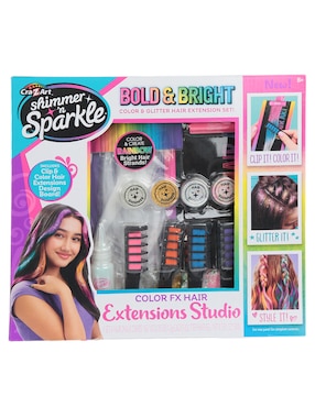 Set De Extensiones Para Cabello Shimmer & Sparkle Step 2