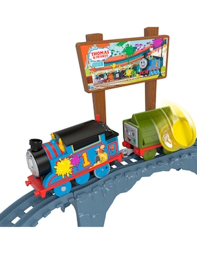 Set lanzador p/auto Mattel HTN34