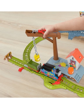 Set lanzador p/auto Mattel HTN34