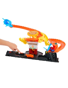 Set lanzador p/auto Hot Wheels HTN81