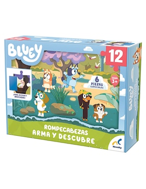 Rompecabezas arma y descubre Bluey Novelty