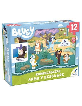Rompecabezas arma y descubre Bluey Novelty