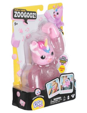 Juguete articulada Zoogooz! Uoolla Unicorn collectors elástico y sonido